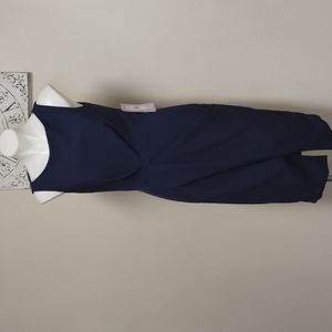 JS Collections Midnight Blue Midi Dress